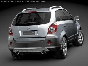 Opel Antara SUV 3D Model