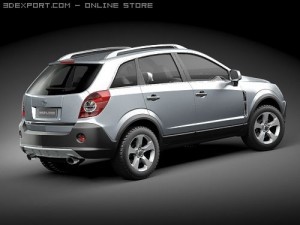 Opel Antara SUV 3D Model