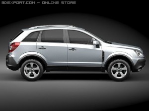 Opel Antara SUV 3D Model