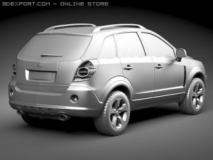 Opel Antara SUV 3D Model