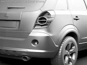 Opel Antara SUV 3D Model