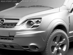 Opel Antara SUV 3D Model