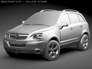 Opel Antara SUV 3D Model