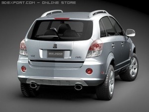 Saturn Vue 2010 3D Model