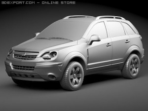Saturn Vue 2010 3D Model