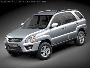 Kia Sportage 2009 Modèle 3D