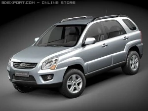 Kia Sportage2009 Modello 3D
