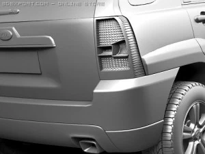 Kia Sportage 2009 3D Model