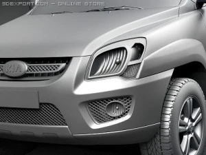 Kia Sportage 2009 3D Model