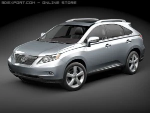 Lexus RX 350 2010 SUV Modelo 3D