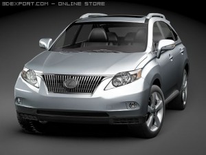 Lexus RX 350 2010 SUV 3Dモデル