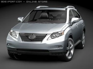 Lexus RX 350 2010 SUV 3D Model