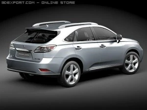 Lexus RX 350 2010 SUV 3D Model