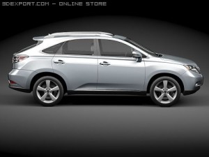 Lexus RX 350 2010 SUV 3Dモデル