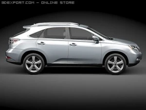 Lexus RX 350 2010 SUV 3D Model