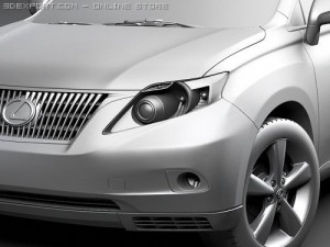 Lexus RX 350 2010 SUV 3Dモデル