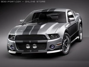 Mustang Eleanor 2010 3D Model