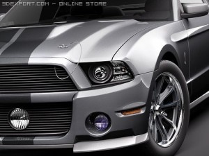Mustang Eleanor 2010 3D Модель