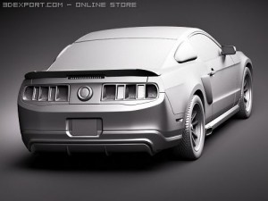 Mustang Eleanor 2010 3D Модель