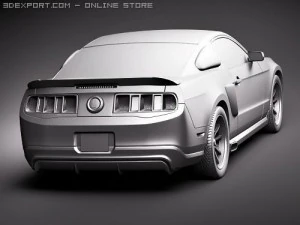 Mustang Eleanor 2010 3D Model