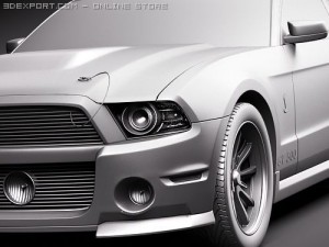 Mustang Eleanor 2010 3D Модель
