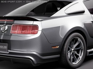Mustang Eleanor 2010 3D Модель