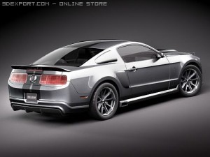 Mustang Eleanor 2010 3D Модель
