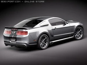 Mustang Eleanor 2010 3D Model