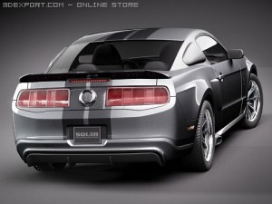 Mustang Eleanor 2010 3D Модель