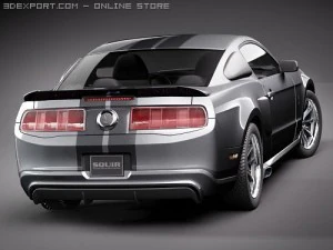 Mustang Eleanor 2010 3D Model