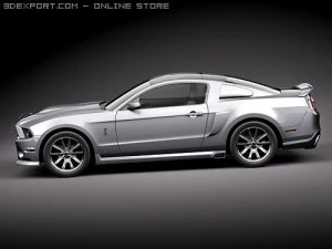 Mustang Eleanor 2010 3D Model