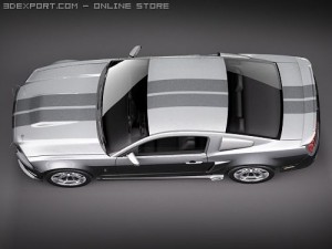 Mustang Eleanor 2010 3D Модель