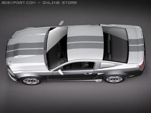 Mustang Eleanor 2010 3D Model