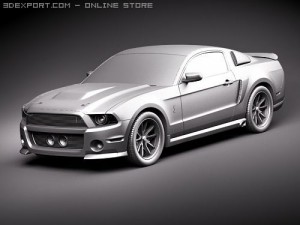 Mustang Eleanor 2010 3D Модель