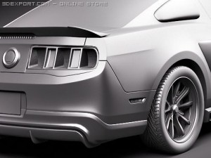 Mustang Eleanor 2010 3D Модель