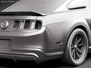 Mustang Eleanor 2010 3D Model