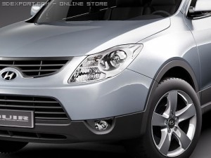 Hyundai ix55 2009 Modello 3D