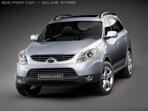 Hyundai ix55 2009 Modello 3D
