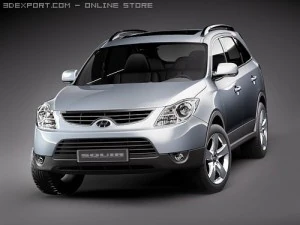 Hyundai ix55 2009 3D Model