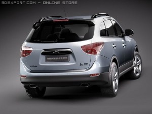 Hyundai ix55 2009 Modello 3D