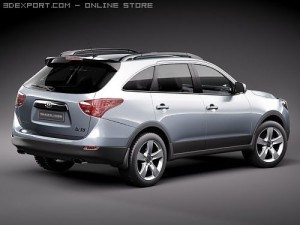 Hyundai ix55 2009 Modello 3D