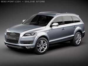 Audi Q7 2010 3D Model