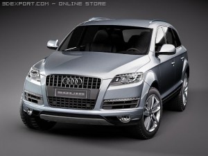 Audi Q7 2010 3D Модель