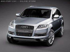 Audi Q7 2010 3D Model