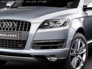 Audi Q7 2010 3D Модель