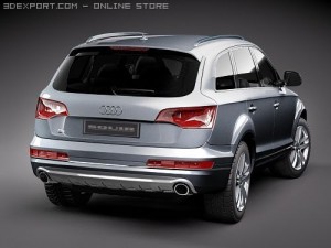 Audi Q7 2010 3D Модель