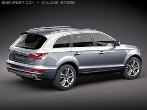 Audi Q7 2010 3D Модель
