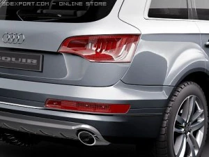 Audi Q7 2010 3D Model