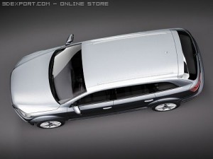 Audi Q7 2010 3D Модель