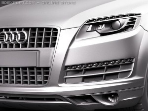 Audi Q7 2010 3D Модель